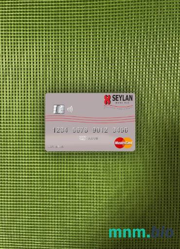 Sri Lanka Seylan bank Plc wygląd zdjęcia mastercard skan PSD + zdjęcie